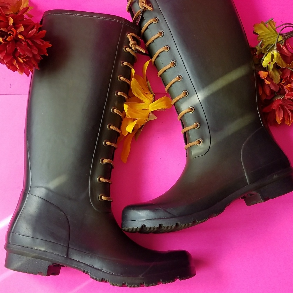 Lucky. Brand rain boots size 9 best offer welcome - Picture 1 of 8